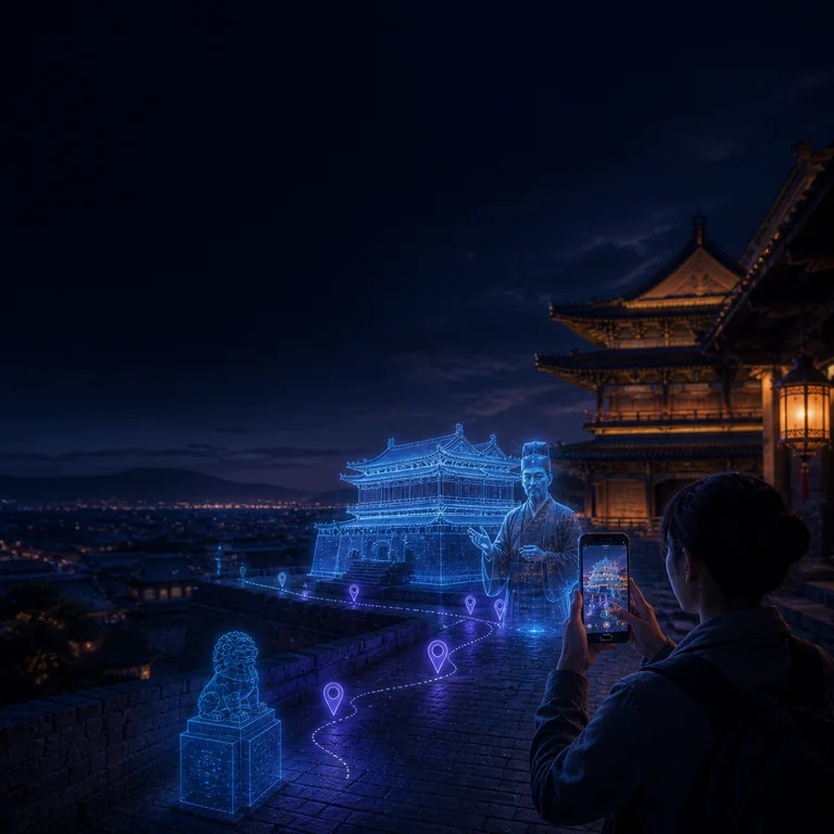 AR文旅导览与历史场景复原