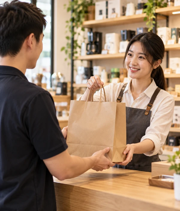到店自提零售业务场景示意