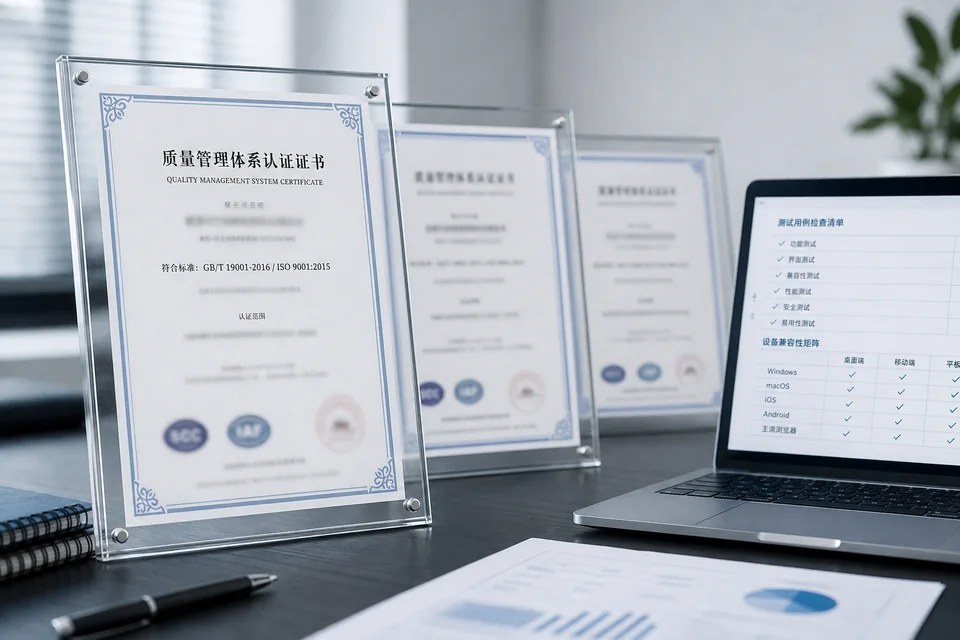 隐去敏感信息的质量管理体系认证资料